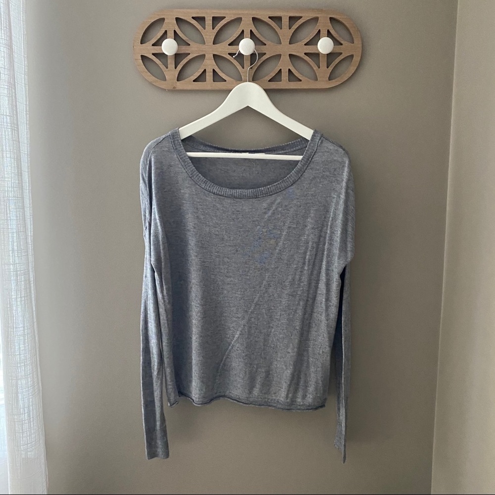 Moth by Anthro. Long Sleeve Pullover Blue Sz Small